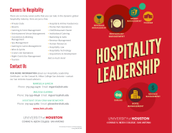 Contact Us Careers In Hospitality