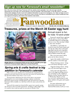 Sign up now for Fanwood`s email newsletter!