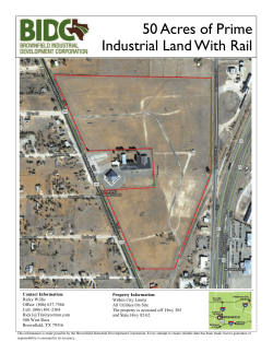 50 Acres of Prime Industrial Land With Rail