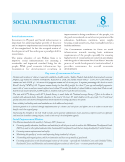 Chapter 8 – Social Infrastructure