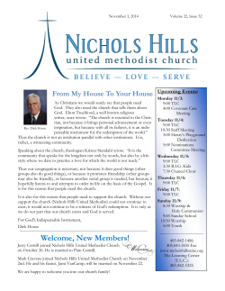 Newsletter 11.03 - Nichols Hills United Methodist Church