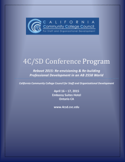 4C/SD Conference Program
