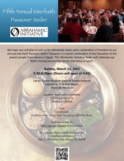 Event Flyer - Abrahamic Initiative