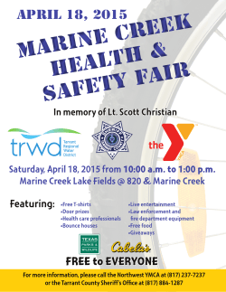 Marine Creek Health & Safety Fair Marine Creek