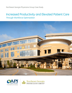 Increased Productivity and Elevated Patient Care
