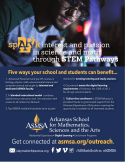 interest and passion in science and math through STEM Pathways