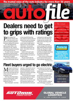 Dealers need to get to grips with ratings