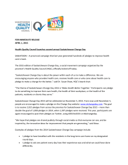News Release - Health Quality Council