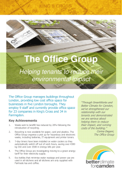 The Office Group - Camden Climate Change Alliance