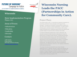 Wisconsin Nursing Leads the PACC