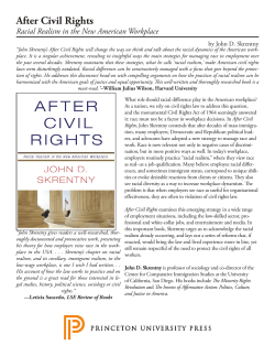 After Civil Rights - Center for Comparative Immigration Studies