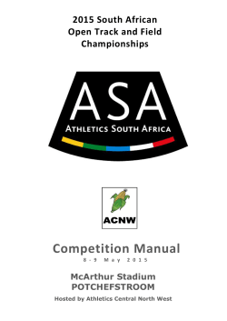 2015 South African Open Track and Field Championships