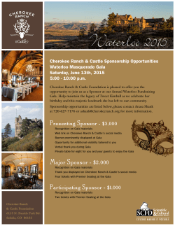 Waterloo 2015 - Cherokee Ranch and Castle