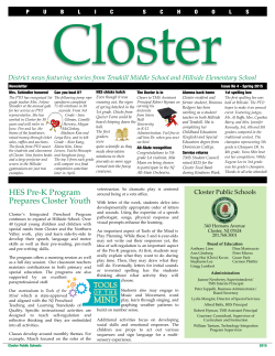 Closter District Newsletter