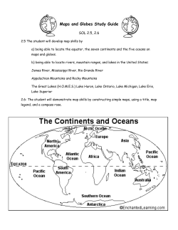 Maps and Globes Study Guide