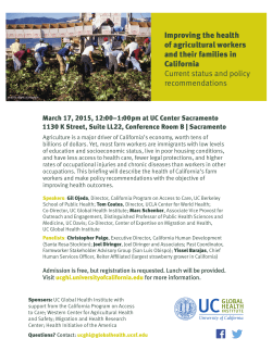 Improving the health of agricultural workers and their families in