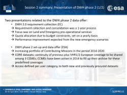 Two presentations related to the DWH phase 2 data offer: Session 2