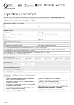 University of Maine System Application Form