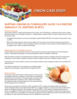 ONION CASE STUDY - Corrugated Packaging Alliance