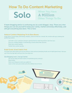 If team blogging advice is confusing you as a solo