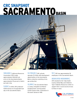Sacramento - California Resources Corporation