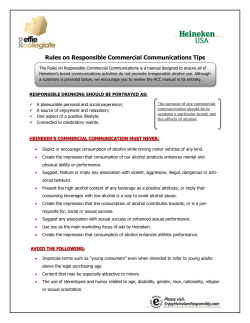 Rules on Responsible Commercial Communications Tips