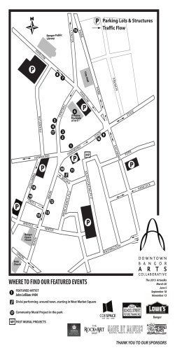the June Artwalk Map
