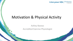 Motivation & Physical Activity