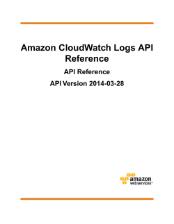Amazon CloudWatch Logs API Reference API