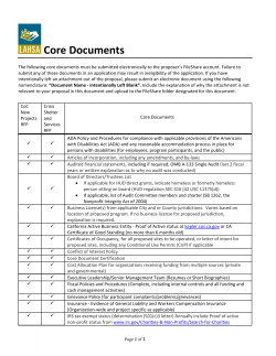Core Documents - LAHSA Documents