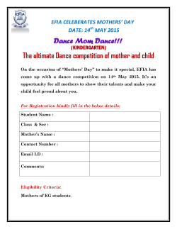 Dance Mom Dance!!! The ultimate Dance competition of