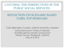 catching the perspectives of the public social services