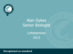 Alan Dykes Senior Biologist
