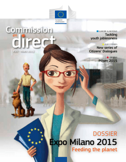 Expo Milano 2015 - europski-fondovi.eu | ...one stop shop for EU