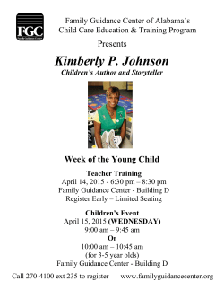 Week of the Young Child - Family Guidance Center