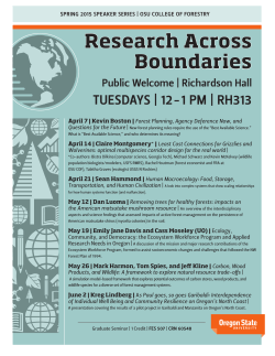 Research Across Boundaries - Forest Ecosystems & Society
