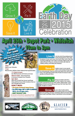 Earth Day 2015 Community Celebration Poster