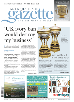 `UK ivory ban would destroy my business`