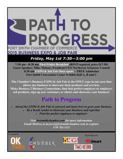 Path to Progress - Fort Smith Chamber of Commerce