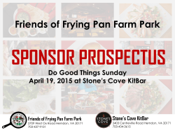 Stone`s Cove KitBar - Friends of Frying Pan Farm Park