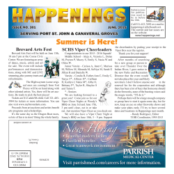 hap May 2015.indd - Happenings of Port St. John, Inc.