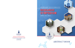 University`s Research Symposium 2015