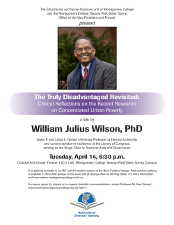 William Julius Wilson, PhD - Inside MC Online