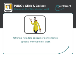 PUDO / Click & Collect - Internet Retailing Expo