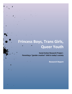 Princess Boys, Trans Girls, Queer Youth