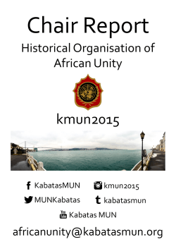 kmun2015 - Kabatas Model United Nations Conference