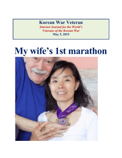 May 05, 2015 MY WIFE`S FIRST MARATHON