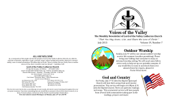 Voices of the Valley - lordofthevalley.org