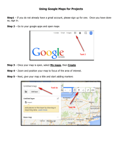 Using Google Maps for Projects