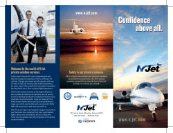 N-Jet brochureFIN2.indd - N-Jet, Jet Aircraft Charter, Aircraft